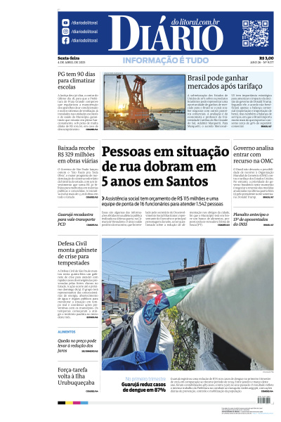 Diário do Litoral - Edição de 04 de Abril de 2025