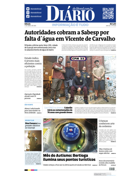Diário do Litoral - Edição de 05 de Abril de 2025