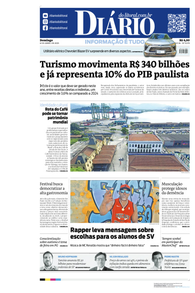 Diário do Litoral - Edição de 07 de Abril de 2025