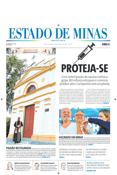 Estado de Minas - Edição de 08 de Abril de 2025
