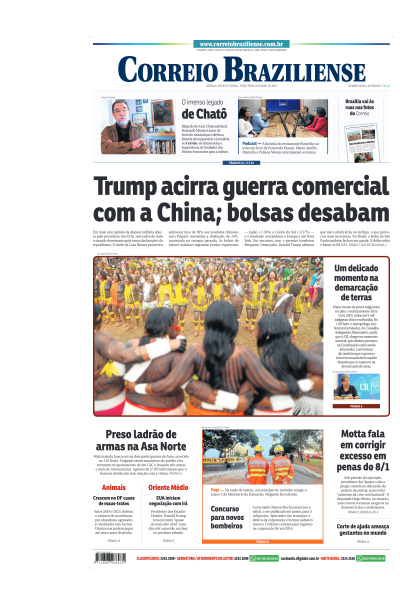 Correio Braziliense - Edição de 08 de Abril de 2025