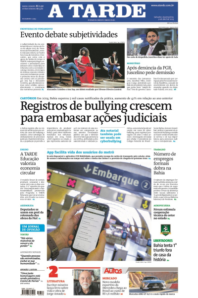 A TARDE - Edição de 09 de Abril de 2025