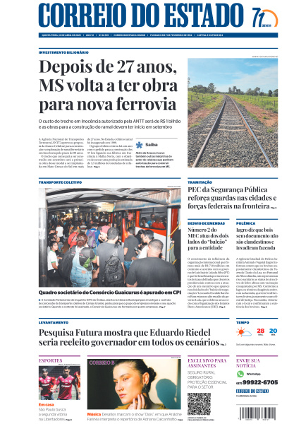 Correio do Estado - Edição de 10 de Abril de 2025