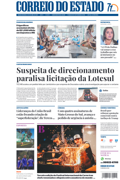 Correio do Estado - Edição de 12 de Abril de 2025
