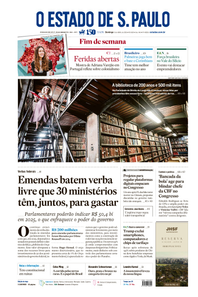 Estadão - Edição de 13 de Abril de 2025
