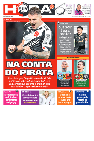 MEIA HORA - Edição de 13 de Abril de 2025