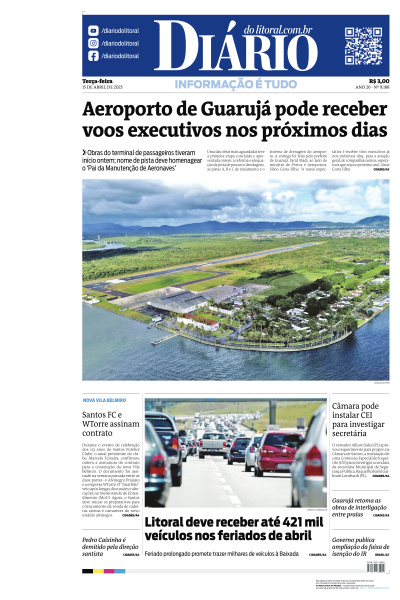 Diário do Litoral - Edição de 15 de Abril de 2025