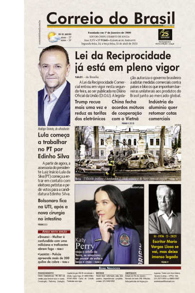 Correio do Brasil - Edição de 15 de Abril de 2025