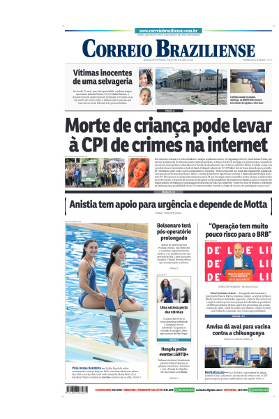 Correio Braziliense - Edição de 15 de Abril de 2025