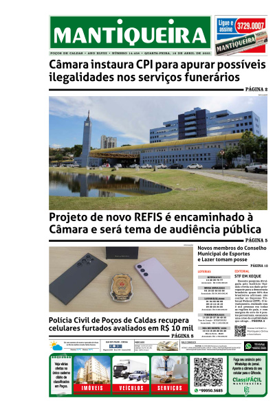 Mantiqueira - Edição de 16 de Abril de 2025