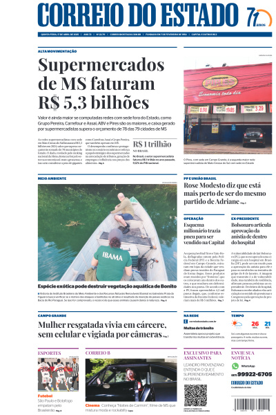 Correio do Estado - Edição de 17 de Abril de 2025