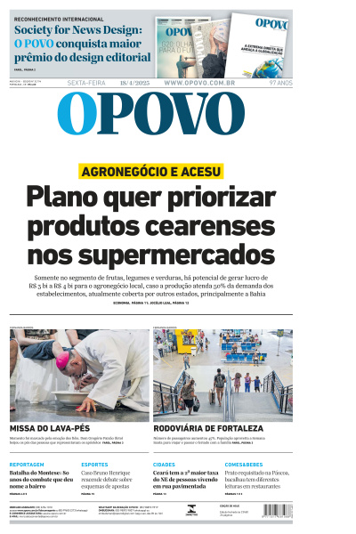 O POVO - Edição de 18 de Abril de 2025