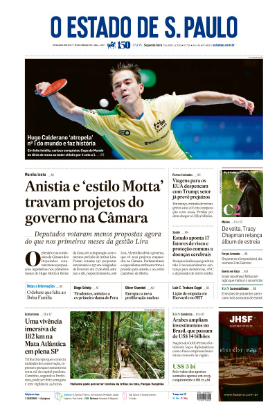 Estadão - Edição de 21 de Abril de 2025