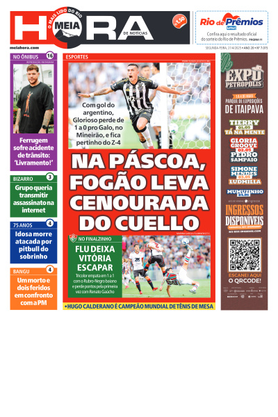 MEIA HORA - Edição de 21 de Abril de 2025