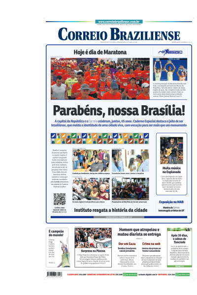 Correio Braziliense - Edição de 21 de Abril de 2025