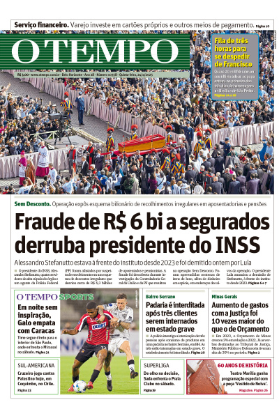 O TEMPO - Edição de 24 de Abril de 2025