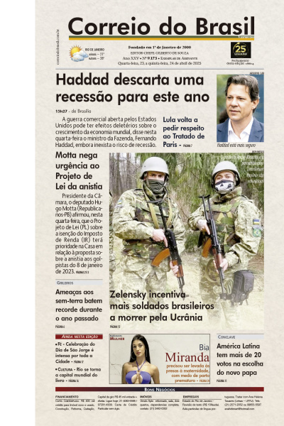 Correio do Brasil - Edição de 24 de Abril de 2025