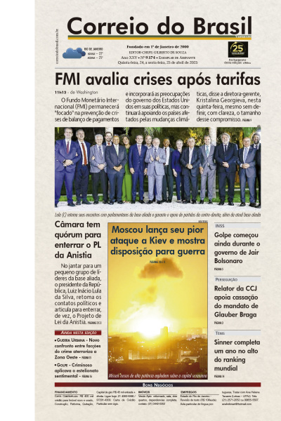 Correio do Brasil - Edição de 25 de Abril de 2025