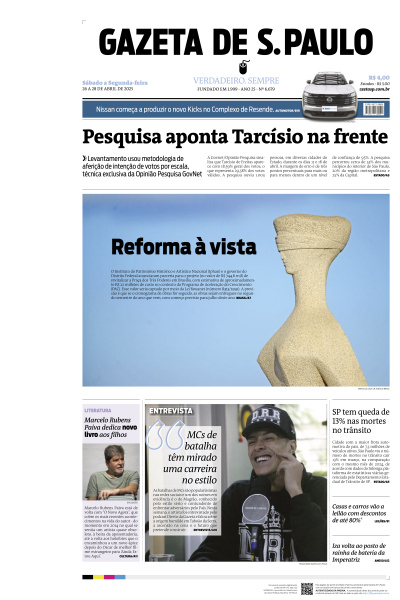 Gazeta de S. Paulo - Edição de 26 de Abril de 2025