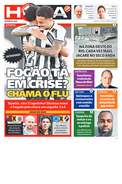 MEIA HORA - Edição de 27 de Abril de 2025