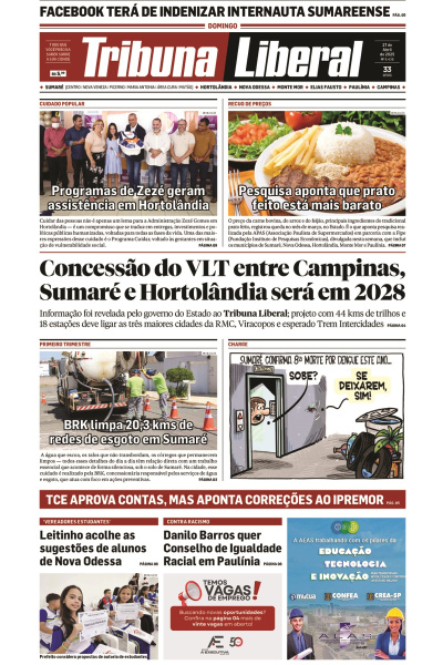 Tribuna Liberal - Edição de 27 de Abril de 2025