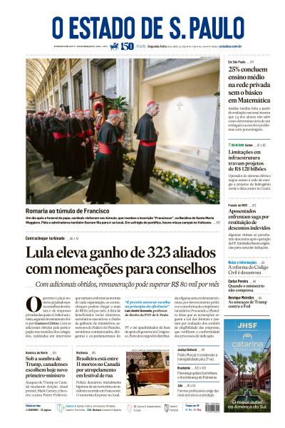 Estadão - Edição de 28 de Abril de 2025