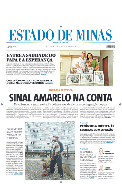 Estado de Minas - Edição de 29 de Abril de 2025