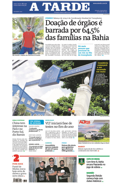 A TARDE - Edição de 30 de Abril de 2025