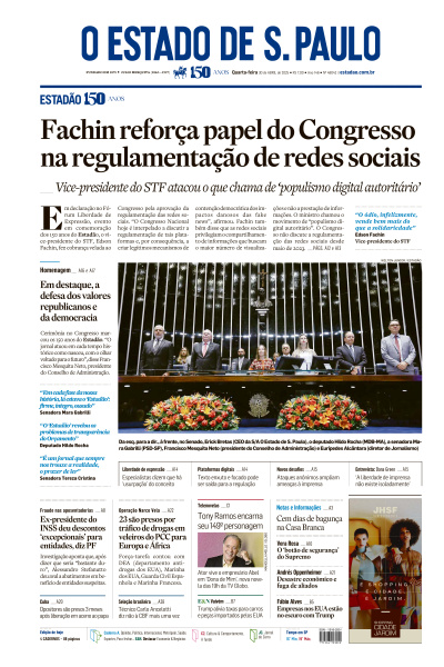 Estadão - Edição de 30 de Abril de 2025