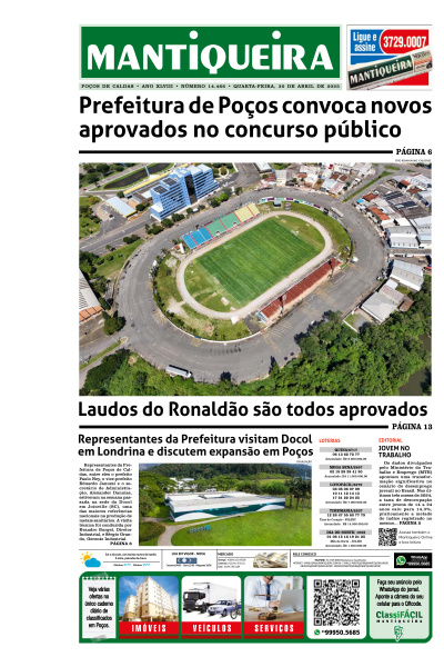 Mantiqueira - Edição de 30 de Abril de 2025