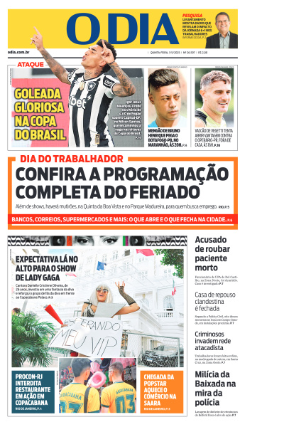 O DIA - Edição de 01 de Maio de 2025