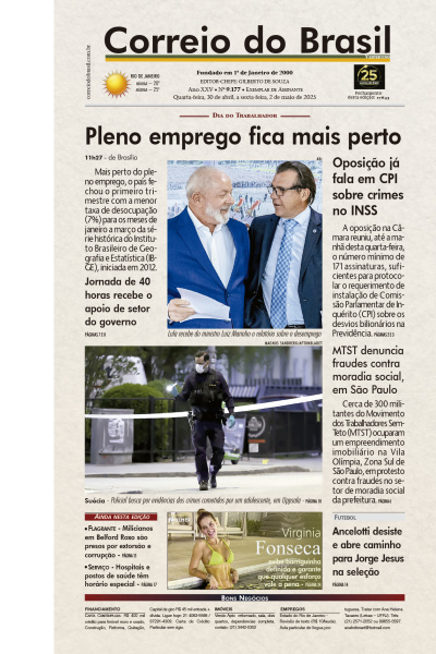 Correio do Brasil - Edição de 02 de Maio de 2025