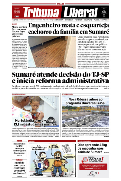 Tribuna Liberal - Edição de 3 de Maio de 2025