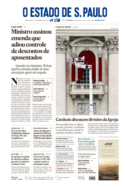 Estadão - Edição de 06 de Maio de 2025