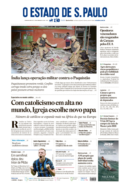 Estadão - Edição de 07 de Maio de 2025
