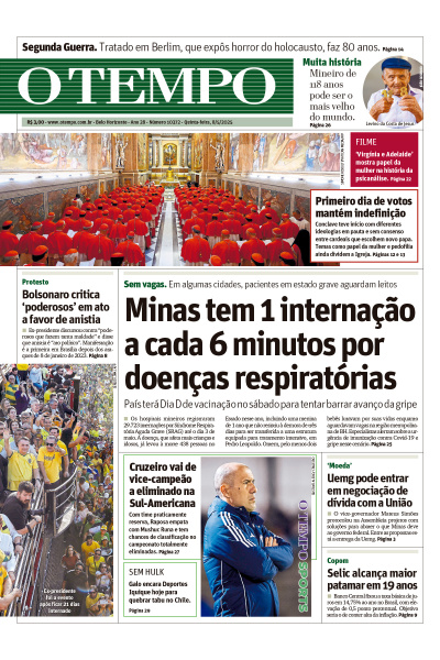 O TEMPO - Edição de 8 de Maio de 2025