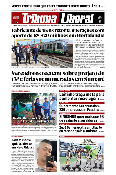 Tribuna Liberal - Edição de 8 de Maio de 2025