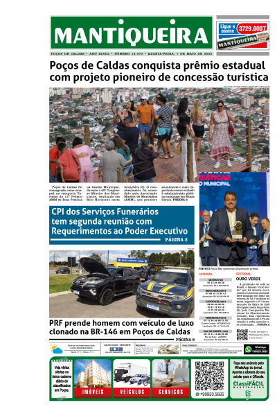 Mantiqueira - Edição de 08 de Maio de 2025