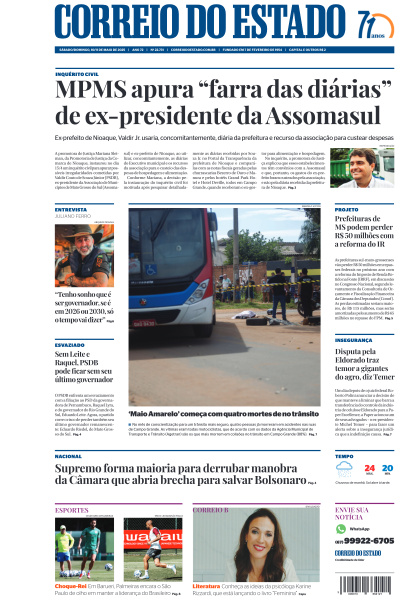 Correio do Estado - Edição de 11 de Maio de 2025