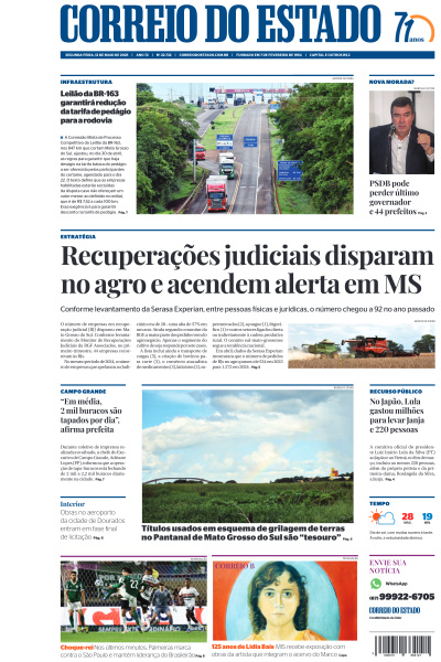 Correio do Estado - Edição de 12 de Maio de 2025
