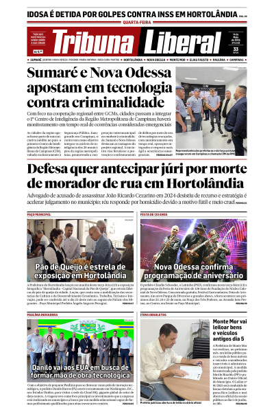 Tribuna Liberal - Edição de 14 de Maio de 2025.