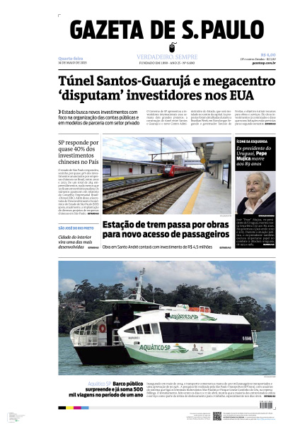 Gazeta de S. Paulo - Edição de 14 de Maio de 2025