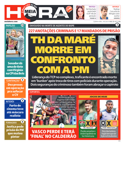 MEIA HORA - Edição de 14 de Maio de 2025