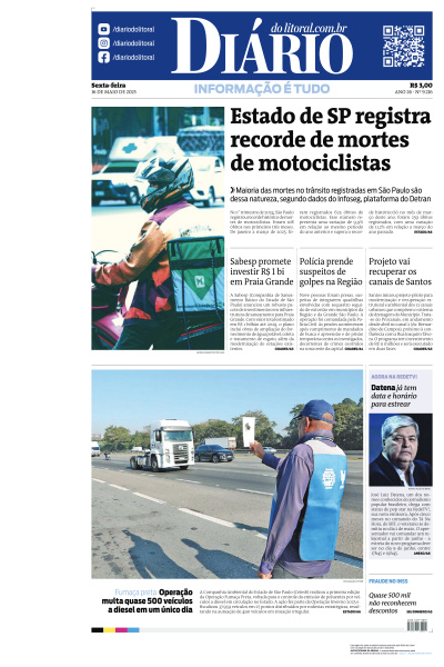 Diário do Litoral - Edição de 16 de Maio de 2025
