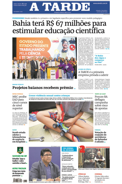 A TARDE - Edição de 20 de Maio de 2025