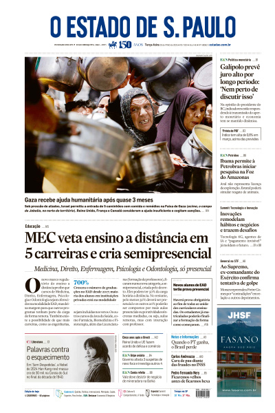 Estadão - Edição de 20 de Maio de 2025