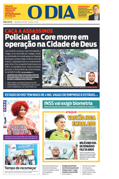 O DIA - Edição de 20 de Maio de 2025