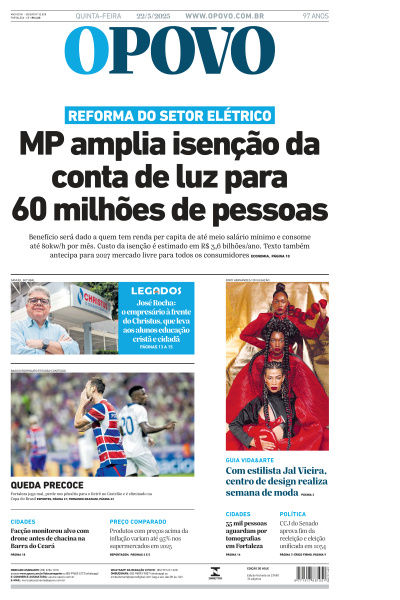 O POVO - Edição de 22 de Maio de 2025