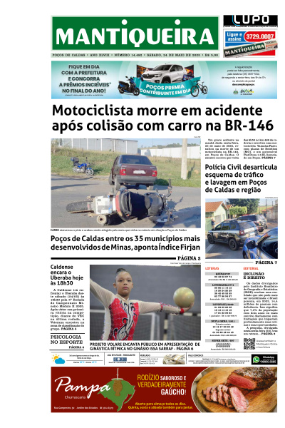 Mantiqueira - Edição de 24 de Maio de 2025