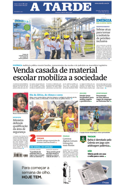 A TARDE - Edição de 26 de Maio de 2025